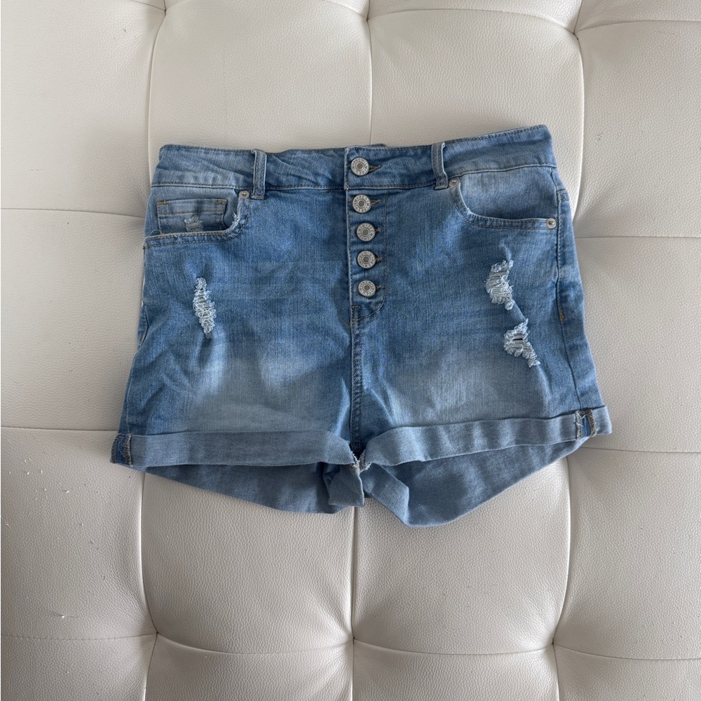 Love Tree Light Blue Jean Shorts
